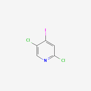 2,5-Dichloro-4-iodopyridine chemical structure (CAS 796851-03-1)