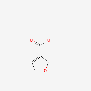 tert-Butyl 2,5-dihydrofuran-3-carboxylate chemical structure (CAS 797038-34-7)