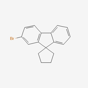 2'-Bromospiro[cyclopentane-1,9'-fluorene] chemical structure (CAS 797056-47-4)