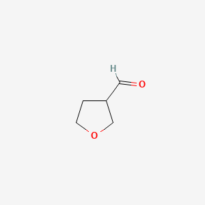 Tetrahydrofuran-3-carbaldehyde chemical structure (CAS 79710-86-4)