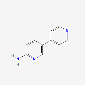 [3,4'-Bipyridin]-6-amine chemical structure (CAS 79739-33-6)