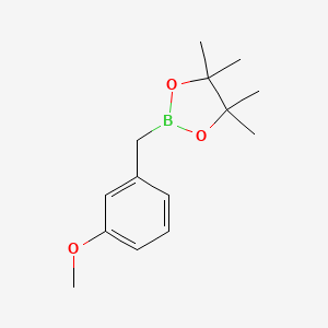 (3-Methoxybenzyl)boronic Acid Pinacol Ester chemical structure (CAS 797762-23-3)