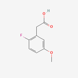 2-(2-Fluoro-5-methoxyphenyl)acetic acid chemical structure (CAS 798563-50-5)