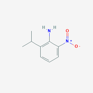 2-Isopropyl-6-nitroaniline chemical structure (CAS 79858-67-6)
