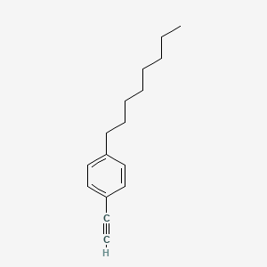 1-Ethynyl-4-octylbenzene chemical structure (CAS 79887-13-1)