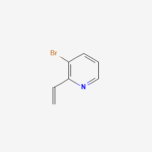 3-Bromo-2-vinylpyridine chemical structure (CAS 799246-56-3)
