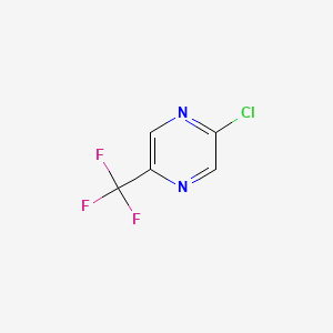 2-Chloro-5-(trifluoromethyl)pyrazine chemical structure (CAS 799557-87-2)