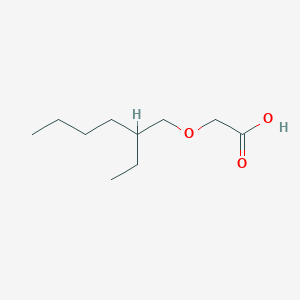 2-((2-Ethylhexyl)oxy)acetic acid chemical structure (CAS 79962-88-2)