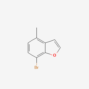 7-Bromo-4-methylbenzofuran chemical structure (CAS 799766-13-5)
