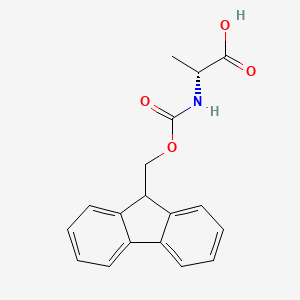 Fmoc-D-Ala-OH chemical structure (CAS 79990-15-1)