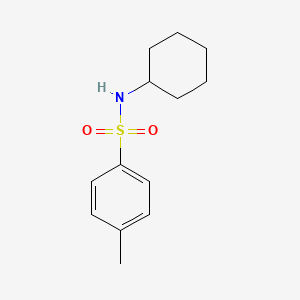 N-Cyclohexyl-p-toluenesulfonamide chemical structure (CAS 80-30-8)