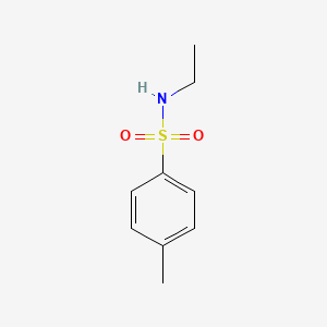 N-Ethyl-4-methylbenzenesulfonamide chemical structure (CAS 80-39-7)