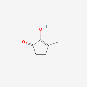 2-Hydroxy-3-methylcyclopent-2-enone chemical structure (CAS 80-71-7)
