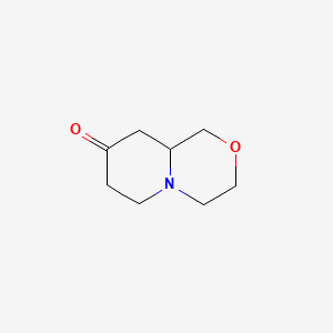 Hexahydropyrido[2,1-c][1,4]oxazin-8(1H)-one chemical structure (CAS 80023-33-2)