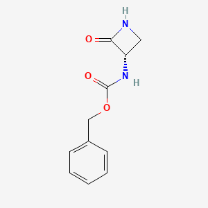 (S)-Benzyl (2-oxoazetidin-3-yl)carbamate chemical structure (CAS 80082-81-1)
