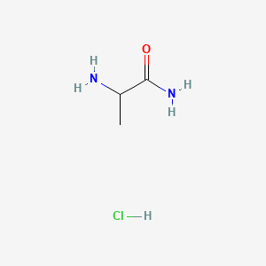 2-Aminopropanamide hydrochloride chemical structure (CAS 80222-96-4)