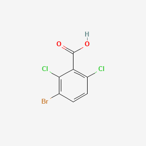 3-Bromo-2,6-dichlorobenzoic acid chemical structure (CAS 80257-12-1)