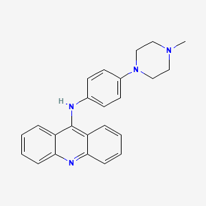 N-(4-(4-Methylpiperazin-1-yl)phenyl)acridin-9-amine chemical structure (CAS 80259-18-3)