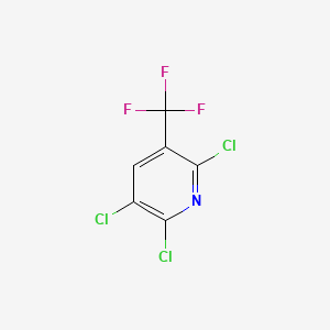 2,3,6-Trichloro-5-(trifluoromethyl)pyridine chemical structure (CAS 80289-91-4)