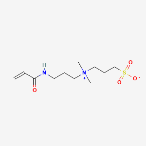 3-((3-Acrylamidopropyl)dimethylammonio)propane-1-sulfonate chemical structure (CAS 80293-60-3)