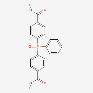 4,4'-(Phenylphosphoryl)dibenzoic acid chemical structure (CAS 803-19-0)