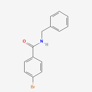 N-Benzyl-4-bromobenzamide chemical structure (CAS 80311-89-3)