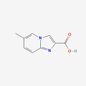 6-Methylimidazo[1,2-a]pyridine-2-carboxylic acid chemical structure (CAS 80353-93-1)
