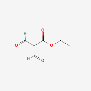 Ethyl 2-formyl-3-oxopropanoate chemical structure (CAS 80370-42-9)