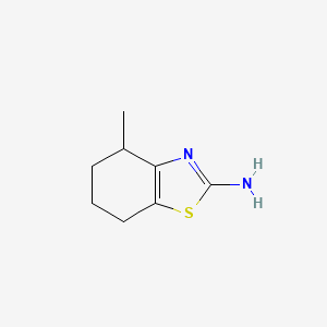 4-Methyl-4,5,6,7-tetrahydrobenzo[d]thiazol-2-amine chemical structure (CAS 803732-49-2)