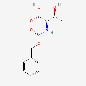 (2R,3S)-2-(((Benzyloxy)carbonyl)amino)-3-hydroxybutanoic acid chemical structure (CAS 80384-27-6)