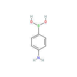 (4-Aminophenyl)boronic acid hydrochloride chemical structure (CAS 80460-73-7)
