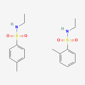 N-Ethyl-2(or 4)-methylbenzenesulfonamide chemical structure (CAS 8047-99-2)