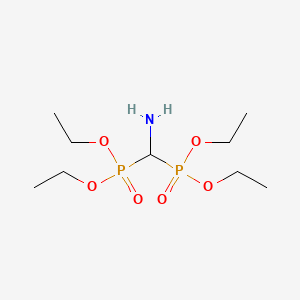 Tetraethyl (aminomethylene)bis(phosphonate) chemical structure (CAS 80474-99-3)