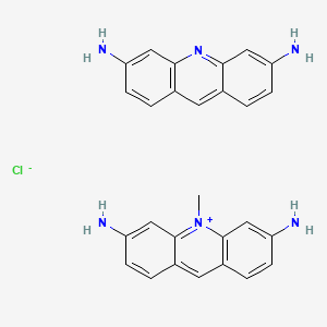 3,6-Diamino-10-methylacridinium chloride-3,6-acridinediamine mixt chemical structure (CAS 8048-52-0)