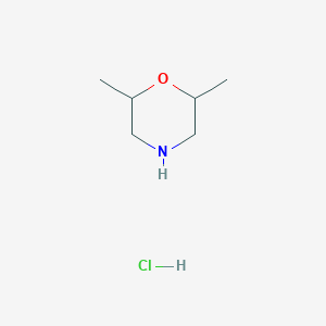 2,6-Dimethylmorpholine hydrochloride chemical structure (CAS 80567-00-6)