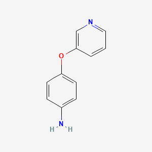 4-(Pyridin-3-yloxy)aniline chemical structure (CAS 80650-45-9)