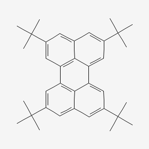 2,5,8,11-Tetra-tert-butylperylene chemical structure (CAS 80663-92-9)