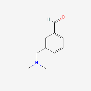 3-((Dimethylamino)methyl)benzaldehyde chemical structure (CAS 80708-77-6)