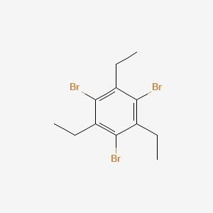 1,3,5-Tribromo-2,4,6-triethylbenzene chemical structure (CAS 80717-52-8)