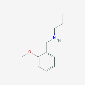 N-(2-Methoxybenzyl)propan-1-amine chemical structure (CAS 807343-01-7)