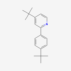 4-(tert-Butyl)-2-(4-(tert-butyl)phenyl)pyridine chemical structure (CAS 808142-68-9)