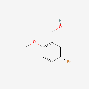 5-Bromo-2-methoxybenzyl alcohol chemical structure (CAS 80866-82-6)