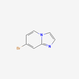 7-Bromoimidazo[1,2-a]pyridine chemical structure (CAS 808744-34-5)