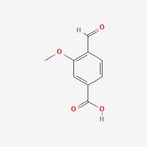 4-Formyl-3-methoxybenzoic acid chemical structure (CAS 80893-99-8)