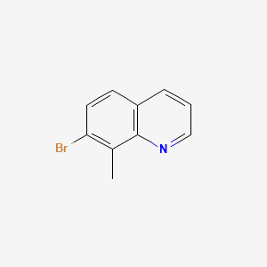 7-Bromo-8-methylquinoline chemical structure (CAS 809248-61-1)