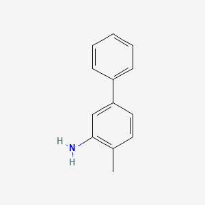 4-Methyl-[1,1'-biphenyl]-3-amine chemical structure (CAS 80938-67-6)