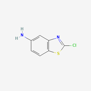 5-Amino-2-chlorobenzothiazole chemical structure (CAS 80945-82-0)