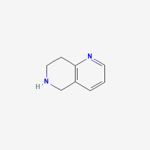 5,6,7,8-Tetrahydro-1,6-naphthyridine chemical structure (CAS 80957-68-2)