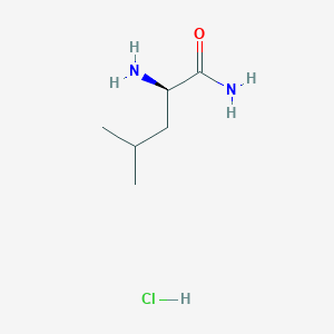 H-D-Leu-NH2.HCl chemical structure (CAS 80970-09-8)
