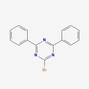 2-Bromo-4,6-diphenyl-1,3,5-triazine chemical structure (CAS 80984-79-8)